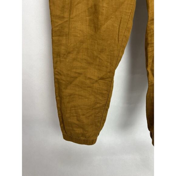 Athleta Cabo Linen Joggers - Deep Mustard - 6 - Picture 3 of 9